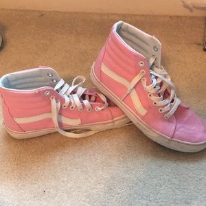 pink hightop vans